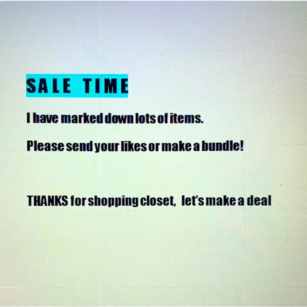 Special events to shop for!